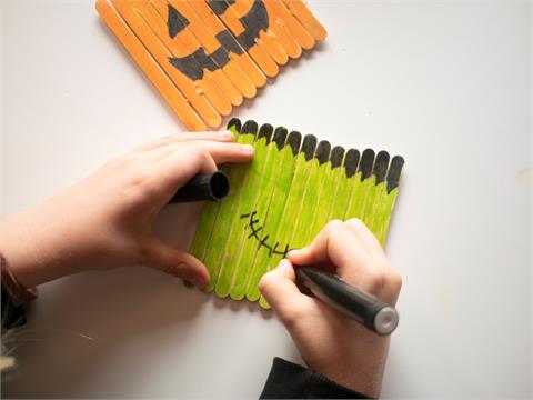 foto Tusj på detaljer- Frankenstien-monster foto Tusj på detaljer- Frankenstien-monster