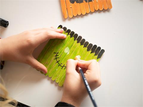 foto Tusj på detaljer- Frankenstien-monster foto Tusj på detaljer- Frankenstien-monster