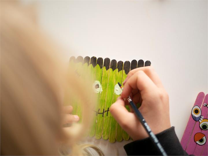 foto Tusj på detaljer- Frankenstien-monster foto Tusj på detaljer- Frankenstien-monster